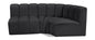 Arc - Faux Leather 3 Piece Sofa