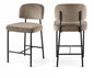 Zarelle - Performance Fabric Upholstered Counter Stool (Set of 2)