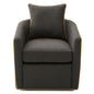 Swivel Accent Chair, Rotating Base, For Living Room