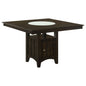 Tolland - Counter Height Dining Table With Storage Pedestal - Cappuccino