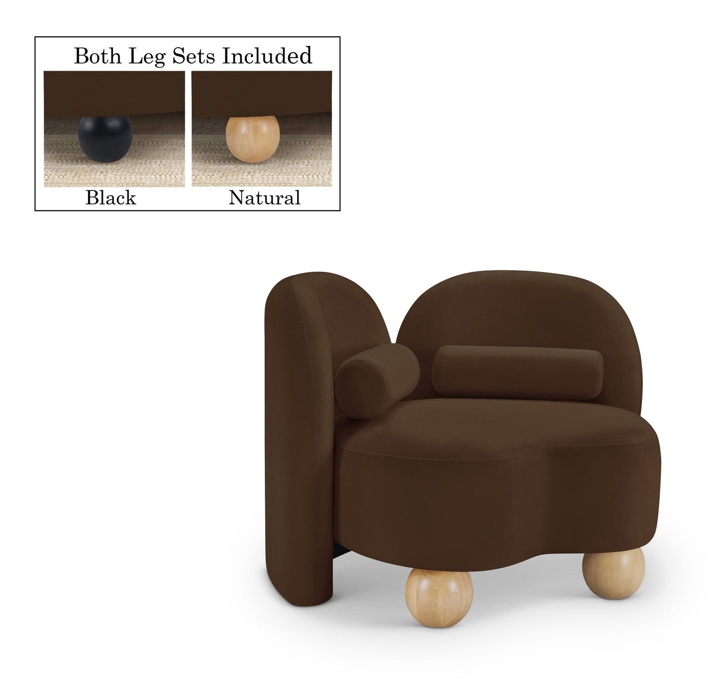 Daphne - Velvet Chair