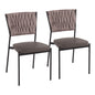 Tania - Braided Contemporary Chair (Set of 2)
