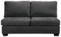 Ambee - Armless Loveseat - Slate