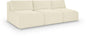 Shaggy - 3 Seat Modular Armless Sofa