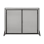 Samantha - Iron Fireplace Screen 2 Door Design