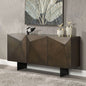 Malika - Ceramic Top Server - Copper Cross Brushed