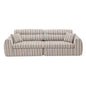 3 Seater, Couch With Throw Pillows For Living Room