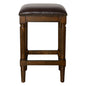 Square Stool With Upholstered Seat