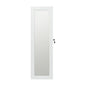 Jewelry Armoire Organizer With Full Length Mirror, Wall Mounted Lockable Cabinet With LED Light