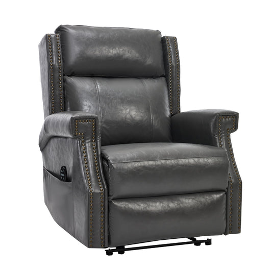 Manual Recliner Chair  With Heavy Duty Motion Mechanism, 8 Vibrating Nodes And 3 Massage Modes For Living Room