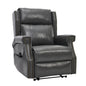 Manual Recliner Chair  With Heavy Duty Motion Mechanism, 8 Vibrating Nodes And 3 Massage Modes For Living Room