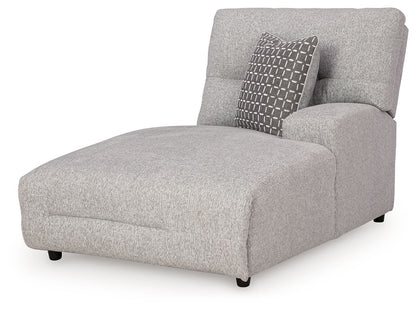 Acklen Place - Raf Power Reclining Back Chaise - Pewter