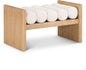 Waverly - Bench With Natural Frame