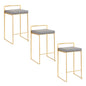 Fuji - Contemporary / Glam Design Counter Stool (Set of 2)