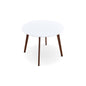 Dining Table - Brown / White