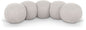 Apollo - Boucle Fabric Bench