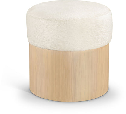 Nimes - Ottoman / Stool With Natural Base