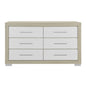 Elsa - 2 Toned And Dresser With Bar Handle And Construction