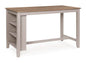 Harperfeld - Rectangular Dining Room Counter Table - Natural / Gray