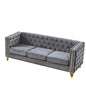 Modern Sofa With Button Tufting, Upholstered Couch For Living Room