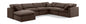 Indulge - Velvet 7 Piece Modular Sectional