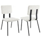 Bixby - Upholstered Dining Side Chair (Set of 2) - White