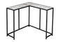 Corner Accent Console Table For Entryway, Unique L-Shaped Design