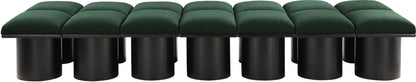 Pavilion - 14 Piece Modular Bench With Black Base