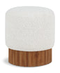Veranda - Ottoman / Stool With Brown Base