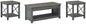 Freedan - 3 Pc. - Coffee Table, 2 End Tables - Grayish Brown