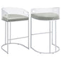 Mello - Upholstered Bar Chair (Set of 2) - Gray