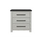 Avery - Nightstand With Top Spacious Drawers, Block Feet - Beige