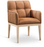 Adrian - Dining Arm Chair (Set of 2) - Light Brown Legs