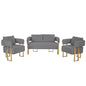 Decorative Upholstered Side Chair For Living Room
