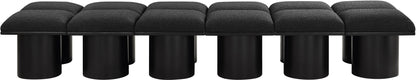 Pavilion - 12 Piece Modular Bench With Black Base