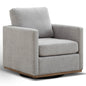 Square Upholstered Swivel Accent Chair