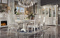 Vendome - 31" Dining Table With Pedestal Base - Antique Pearl