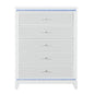 Adalid - Chest With LED Lighting - White
