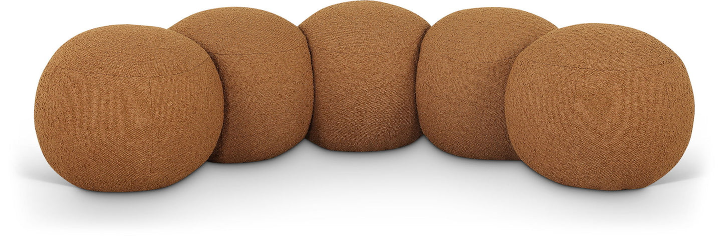 Apollo - Boucle Fabric Bench