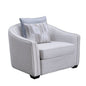 Mahler II - Chair With 2 Pillows - Beige Linen