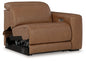 Magic Man - RAF Zero Wall Power Recliner - Caramel
