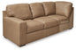 Bandon - Laf Sofa With Corner Wedge - Toffee