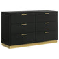 Sophia - 6 Drawer Dresser