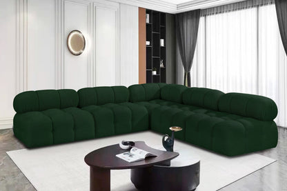 Ames - 5 Piece Fabric Modular Corner Sectional