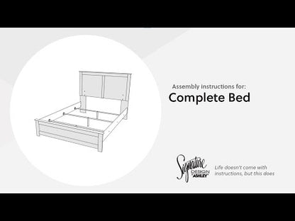 Bostwick Shoals - Queen Panel Headboard/Footboard - White